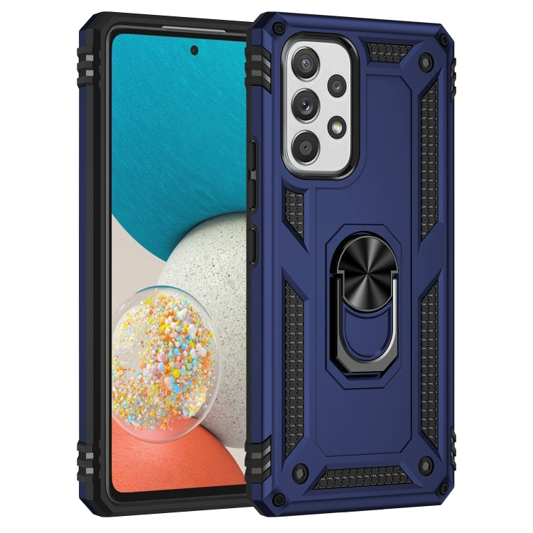 For Samsung Galaxy A53 5G Shockproof TPU + PC Phone Case(Blue) - free shipping - PMC TechLife - Order now!