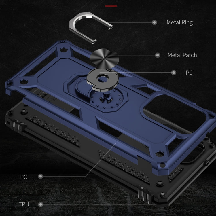 For Samsung Galaxy A53 5G Shockproof TPU + PC Phone Case(Blue) - free shipping - PMC TechLife - Order now!