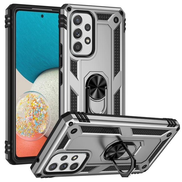 For Samsung Galaxy A53 5G Shockproof TPU + PC Phone Case(Silver) - free shipping - PMC TechLife - Order now!