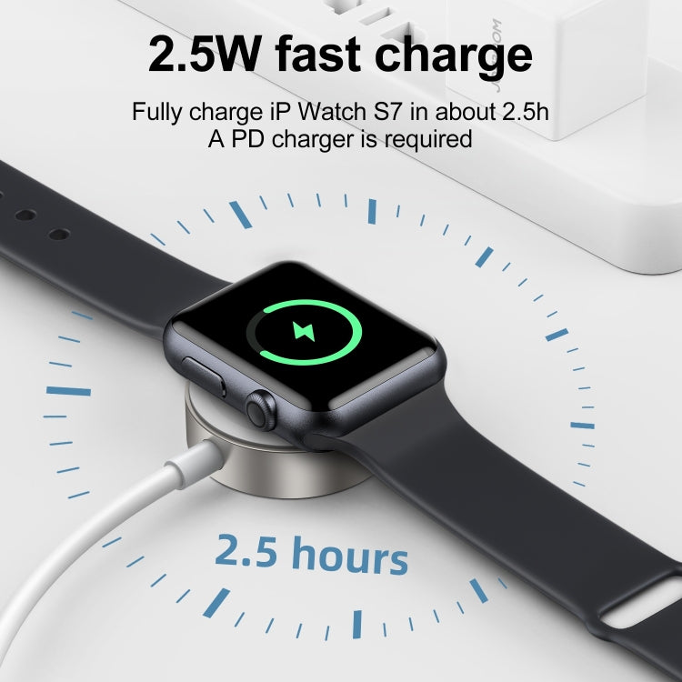 JOYROOM S-IW004 Type-C / USB-C to 8 Pin Magnetic Charging Cable, Length: 1.2m(White) - free shipping - PMC TechLife - Order now!