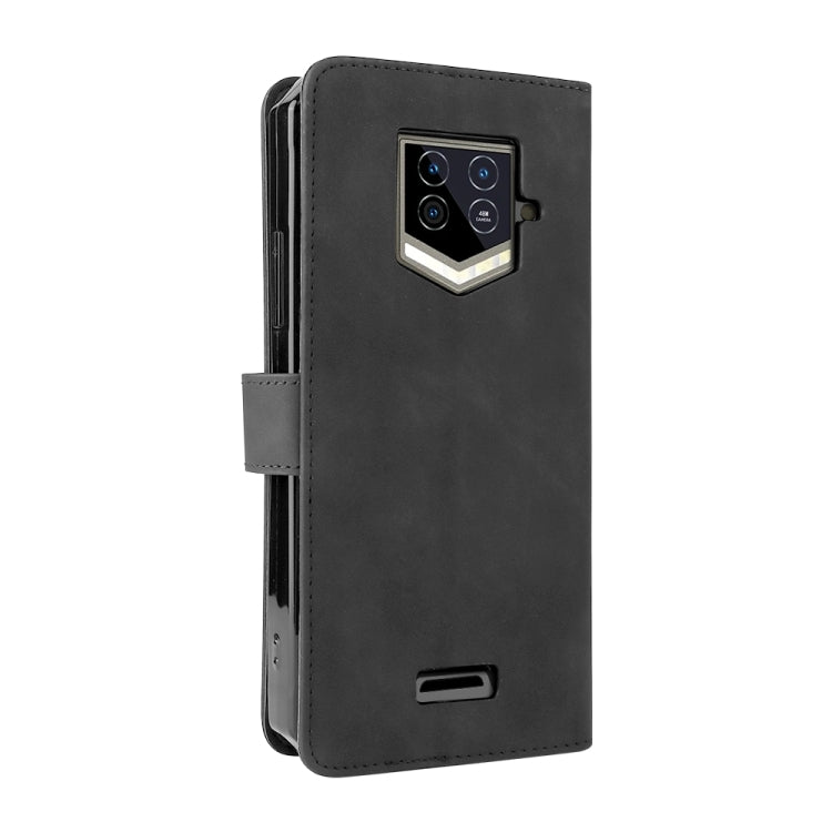 For Oukitel WP15 5G Solid Color Skin Feel Magnetic Buckle Leather Phone Case(Black) - free shipping - PMC TechLife - Order now!