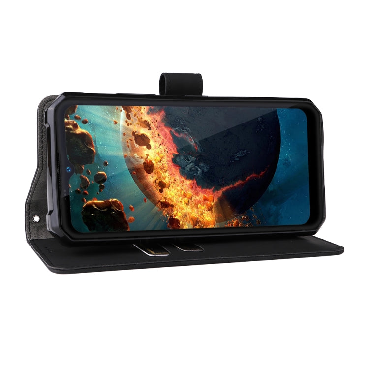 For Oukitel WP15 5G Solid Color Skin Feel Magnetic Buckle Leather Phone Case(Black) - free shipping - PMC TechLife - Order now!