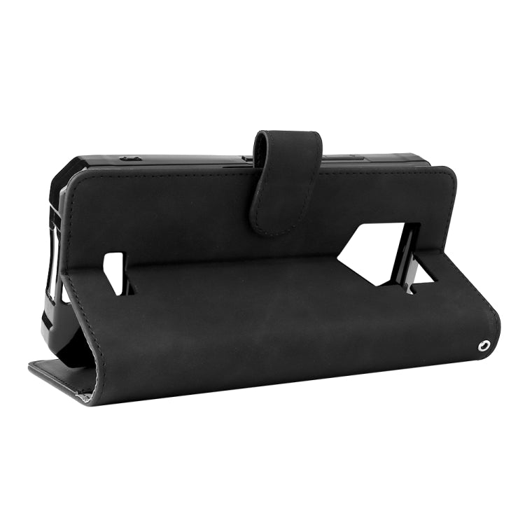 For Oukitel WP15 5G Solid Color Skin Feel Magnetic Buckle Leather Phone Case(Black) - free shipping - PMC TechLife - Order now!