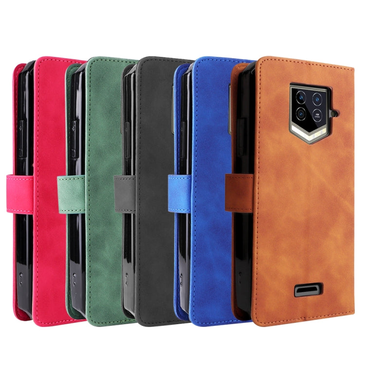 For Oukitel WP15 5G Solid Color Skin Feel Magnetic Buckle Leather Phone Case(Black) - free shipping - PMC TechLife - Order now!