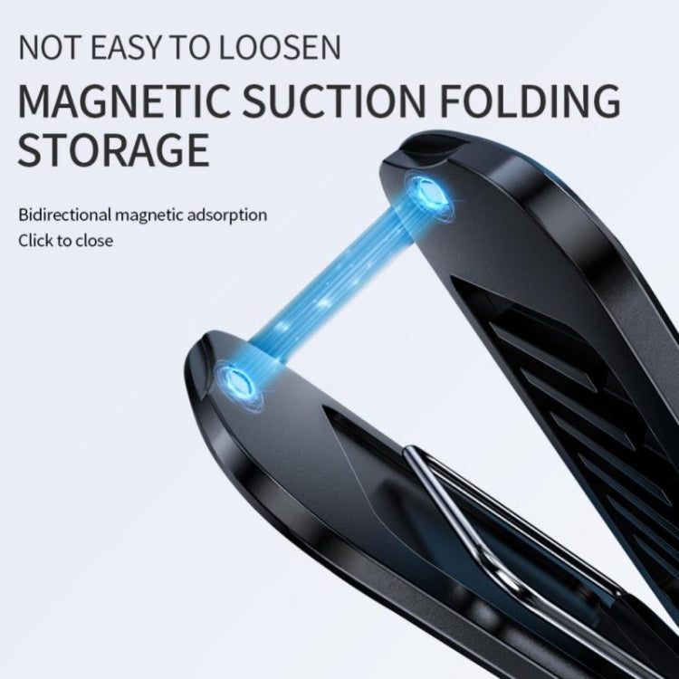 Aluminum Alloy Folding Phone Holder(Black) - Desktop Holder by PMC TechLife | Online Shopping South Africa | PMC TechLife