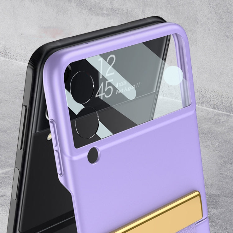 For Samsung Galaxy Z Flip3 5G GKK Ultra-thin Full Coverage Phone Case with Wristband(Black) - free shipping - PMC TechLife - Order now!