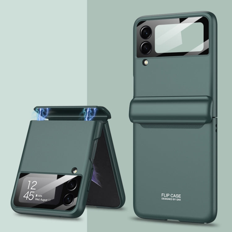 For Samsung Galaxy Z Flip3 5G GKK Magnetic Hinge Full Coverage Phone Case(Green) - free shipping - PMC TechLife - Order now!