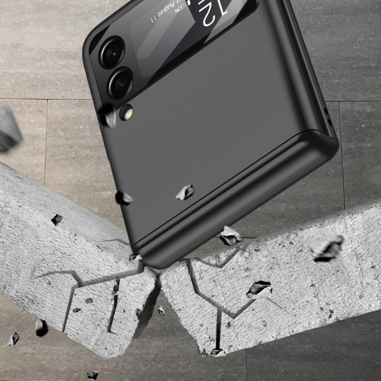 For Samsung Galaxy Z Flip3 5G GKK Magnetic Hinge Full Coverage Phone Case(Black) - free shipping - PMC TechLife - Order now!