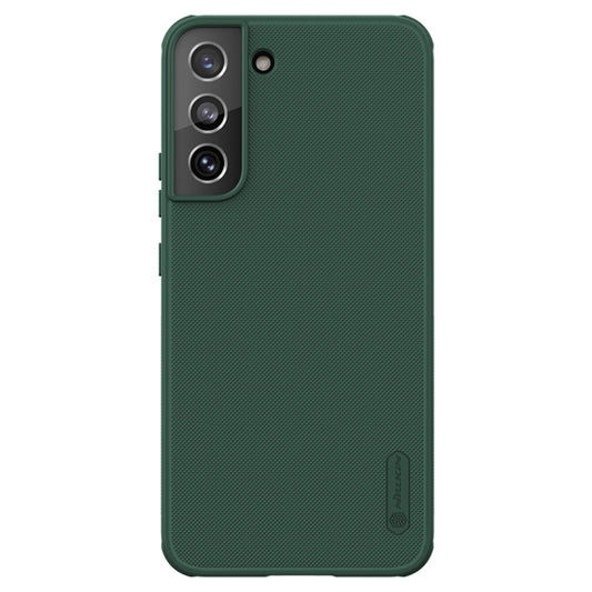 For Samsung Galaxy S22 5G NILLKIN Super Frosted Shield Pro PC + TPU Phone Case(Green) - Galaxy S22 5G Cases by NILLKIN | Online Shopping South Africa | PMC Jewellery