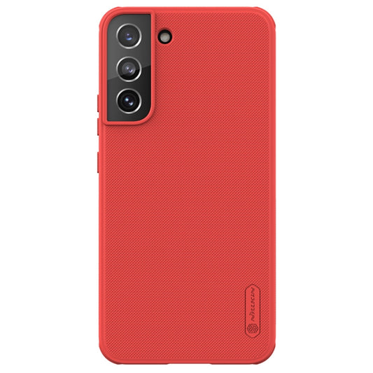 For Samsung Galaxy S22+ 5G NILLKIN Super Frosted Shield Pro PC + TPU Phone Case(Red) - Galaxy S22+ 5G Cases by NILLKIN | Online Shopping South Africa | PMC Jewellery