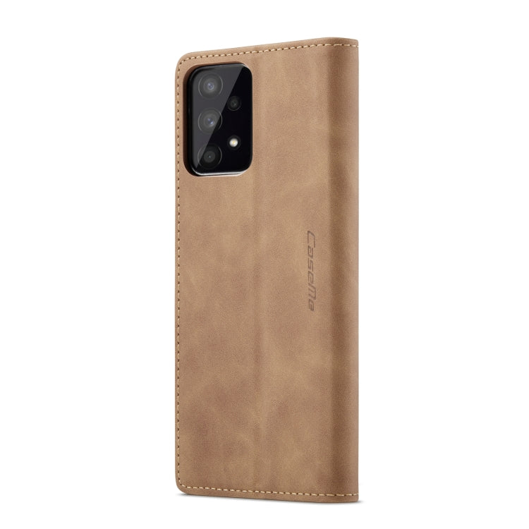 For Samsung Galaxy A33 5G CaseMe 013 Multifunctional Horizontal Flip Leather Phone Case(Brown) - Galaxy Phone Cases by CaseMe | Online Shopping South Africa | PMC TechLife | Buy Now Pay Later Mobicred