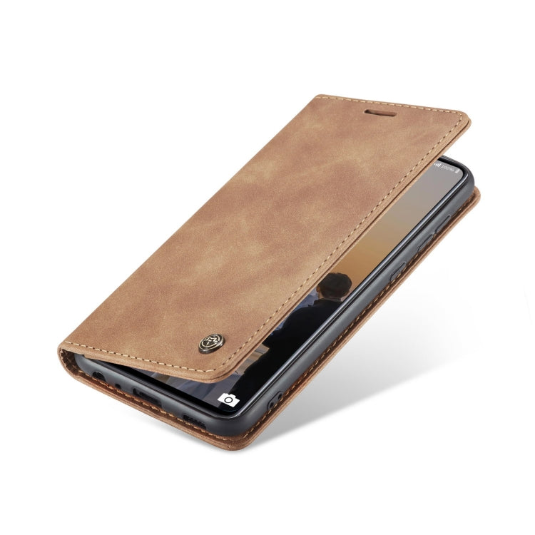 For Samsung Galaxy A33 5G CaseMe 013 Multifunctional Horizontal Flip Leather Phone Case(Brown) - Galaxy Phone Cases by CaseMe | Online Shopping South Africa | PMC TechLife | Buy Now Pay Later Mobicred