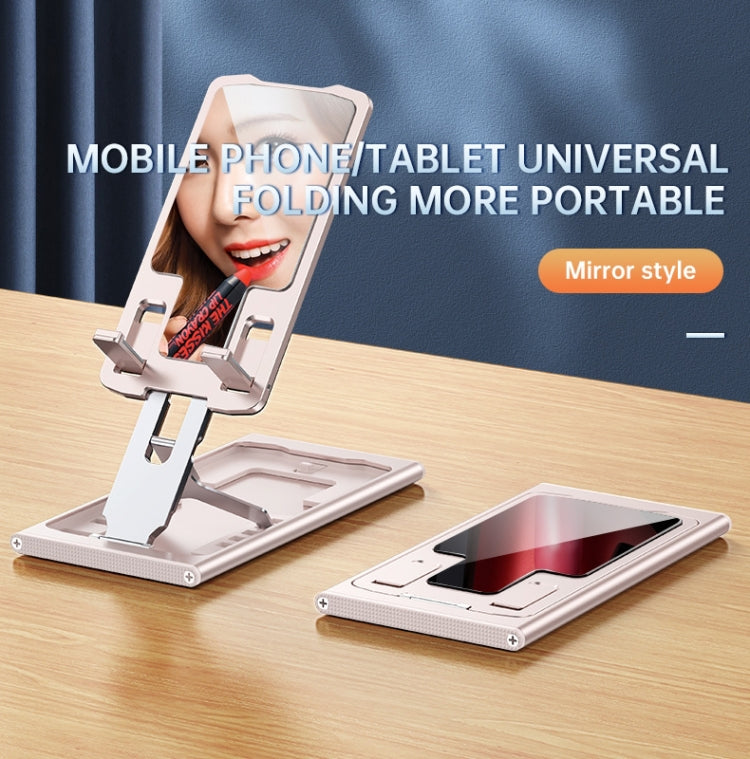 R-JUST HZ16 Slim Phone Desktop Holder(Rose Gold + Mirror Noodle) - free shipping - PMC TechLife - Order now!