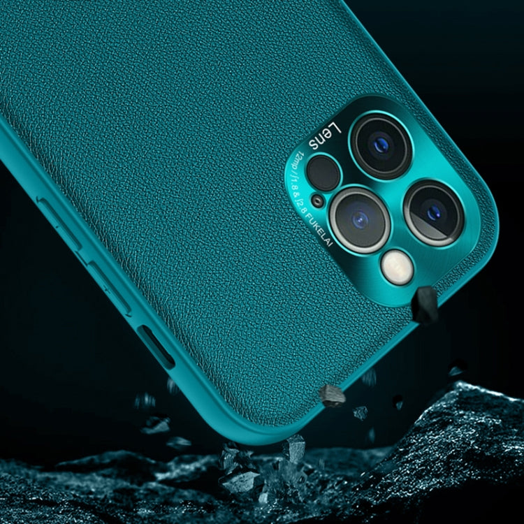 For iPhone 13 Pro Plain Skin Leather Case (Purple) - free shipping - PMC TechLife - Order now!