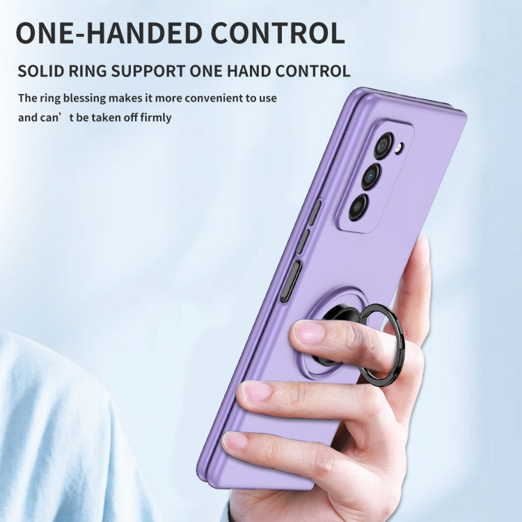 For Samsung Galaxy Z Fold2 5G Armor Ring Holder Phone Case(Purple) - free shipping - PMC TechLife - Order now!