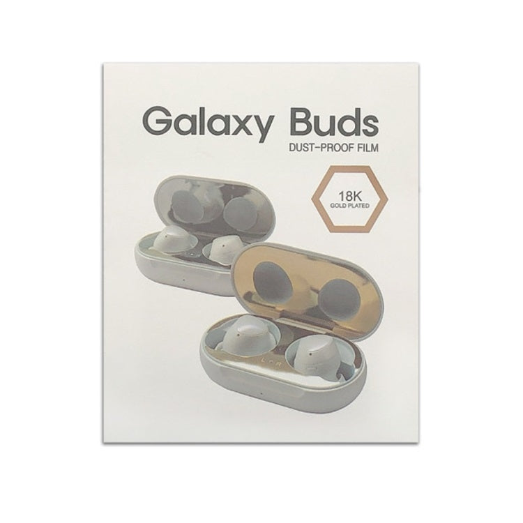 For Galaxy Buds Wireless Bluetooth Earphone Metal Protective Sticker(Gold) - Protective Sticker by PMC TechLife | Online Shopping South Africa | PMC TechLife