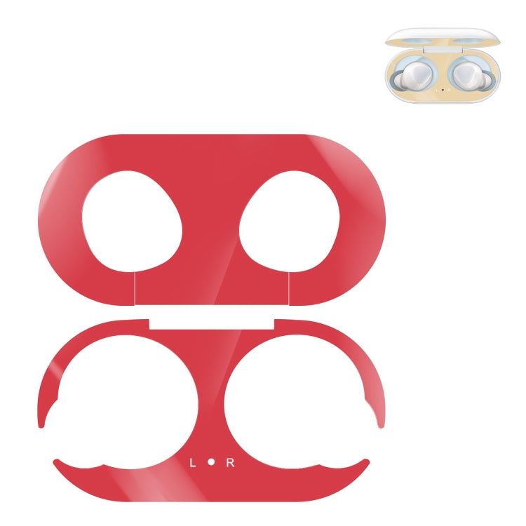 For Galaxy Buds Wireless Bluetooth Earphone Metal Protective Sticker(Red) - Protective Sticker by PMC TechLife | Online Shopping South Africa | PMC TechLife