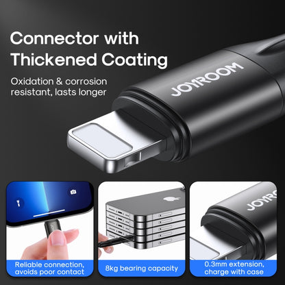 JOYROOM S-2024N1-PD 20W Type-C / USB-C to 8 Pin Fast Charging Cable, Length:2m(Black) - Normal Style Cable by JOYROOM | Online Shopping South Africa | PMC Jewellery