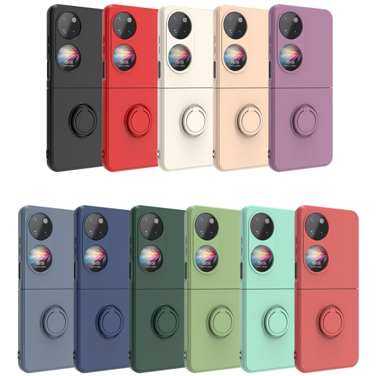 For Huawei P50 Pocket Ring Holder PC Phone Case(Red) - free shipping - PMC TechLife - Order now!