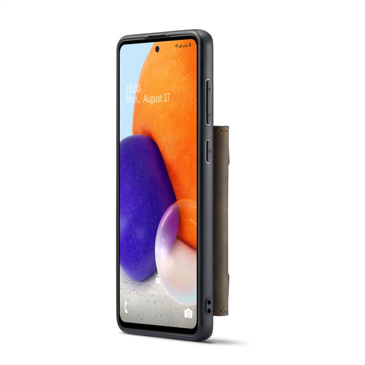 For Samsung Galaxy A73 5G DG.MING M2 Series 3-Fold Multi Card Bag + Phone Case(Coffee) - free shipping - PMC TechLife - Order now!
