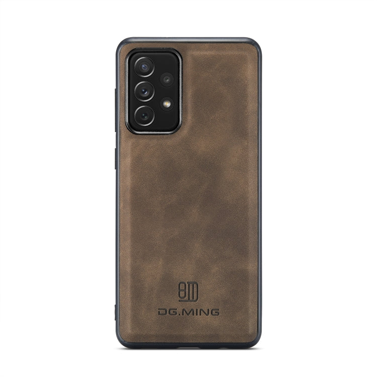 For Samsung Galaxy A73 5G DG.MING M2 Series 3-Fold Multi Card Bag + Phone Case(Coffee) - free shipping - PMC TechLife - Order now!