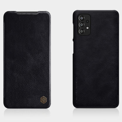 For Samsung Galaxy A33 5G NILLKIN QIN Series Crazy Horse Texture Leather Phone Case(Black) - Galaxy Phone Cases by NILLKIN | Online Shopping South Africa | PMC Jewellery