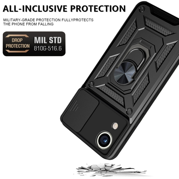 For Samsung Galaxy A03 Core Sliding Camera Cover Design TPU+PC Phone Case(Red) - Galaxy Phone Cases by PMC TechLife | Online Shopping South Africa | PMC TechLife