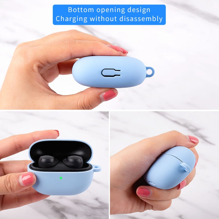 For Xiaomi Redmi Buds 3 Lite Silicone Earphone Protective Case with Hook(Lavender Grey) - free shipping - PMC TechLife - Order now!