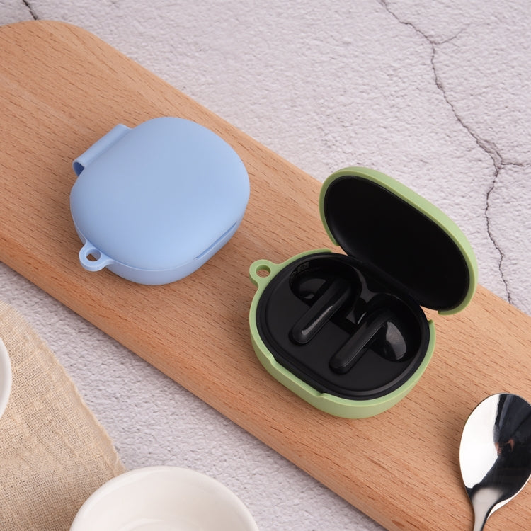 For Xiaomi Redmi Buds 4 Lite Silicone Earphone Protective Case with Hook (White) - Xiaomi Earphone Case by PMC TechLife | Online Shopping South Africa | PMC TechLife