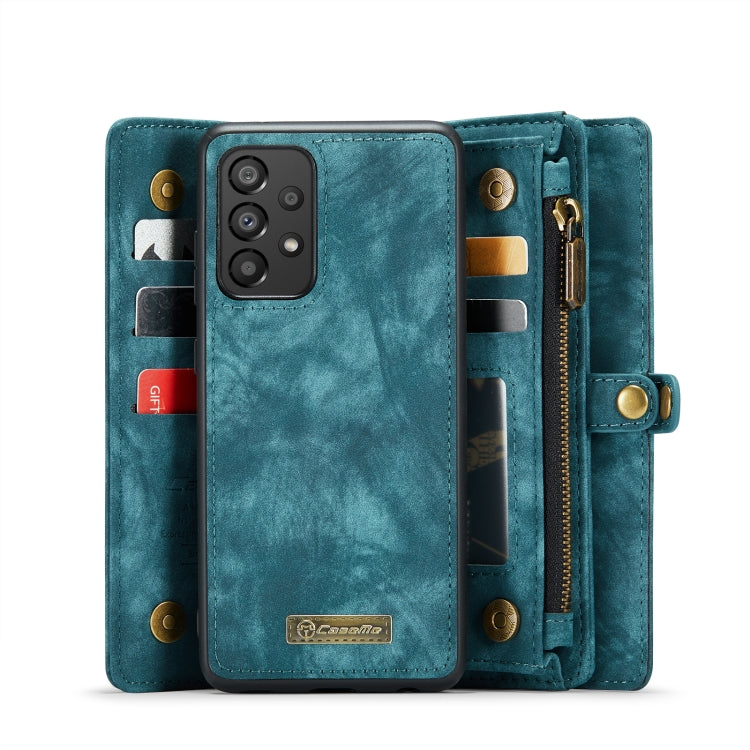For Samsung Galaxy A53 5G CaseMe-008 Detachable Multifunctional Horizontal Flip Leather Case(Green) - Galaxy Phone Cases by CaseMe | Online Shopping South Africa | PMC TechLife | Buy Now Pay Later Mobicred
