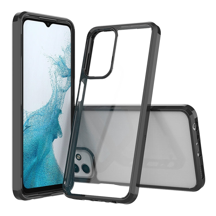 For Samsung Galaxy A23 Shockproof Scratchproof TPU + Acrylic Protective Phone Case(Black) - Galaxy Phone Cases by PMC TechLife | Online Shopping South Africa | PMC TechLife | Buy Now Pay Later Mobicred