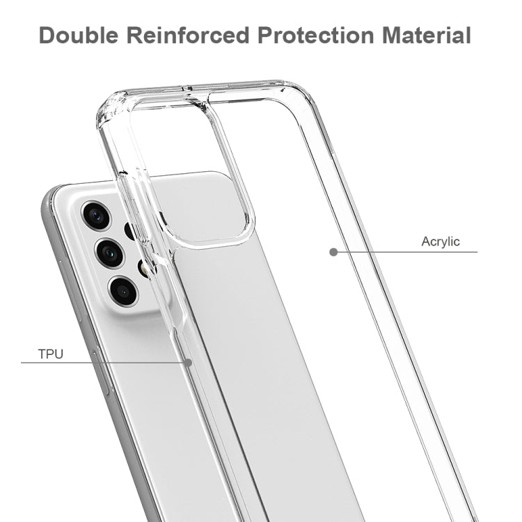 For Samsung Galaxy A23 Shockproof Scratchproof TPU + Acrylic Protective Phone Case(Black) - Galaxy Phone Cases by PMC TechLife | Online Shopping South Africa | PMC TechLife | Buy Now Pay Later Mobicred