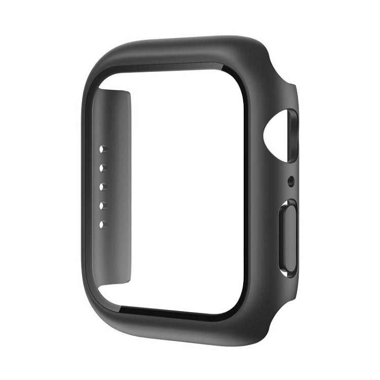 ROCK 2 in 1 PC Frame + Film Protector Case For  Apple Watch Series 6 & SE & 5 & 4 44mm(Black) - Watch Cases by ROCK | Online Shopping South Africa | PMC Jewellery | Buy Now Pay Later Mobicred