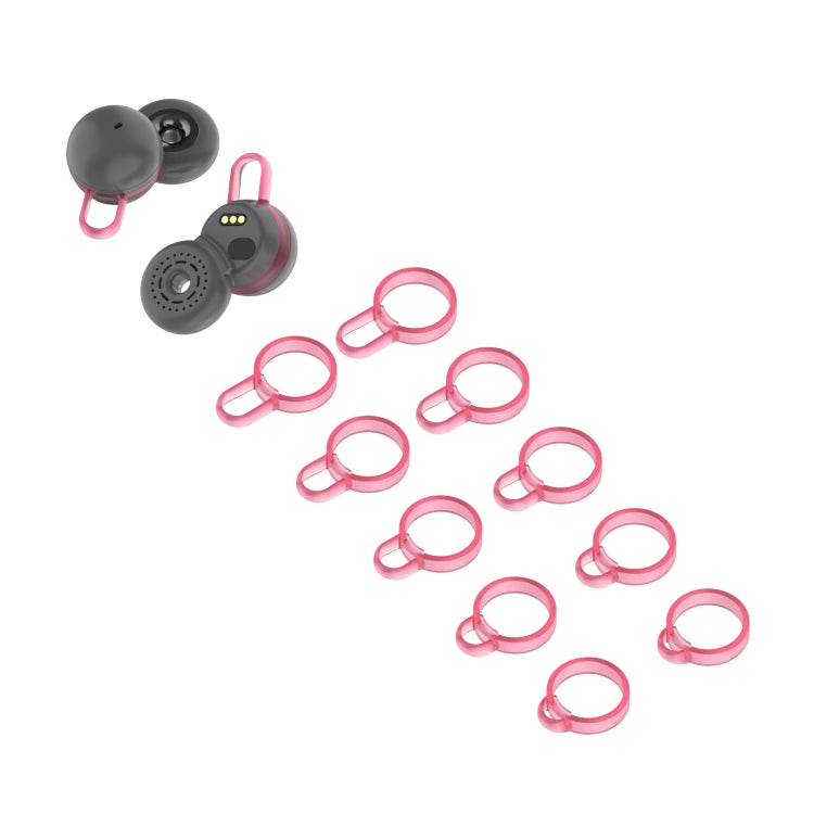 5 Pairs Non-Slip Silicone Earphone Ferrule Set for Sony LinkBuds Ear Cap(Pink) - Anti-dust & Ear Caps by PMC Jewellery | Online Shopping South Africa | PMC Jewellery