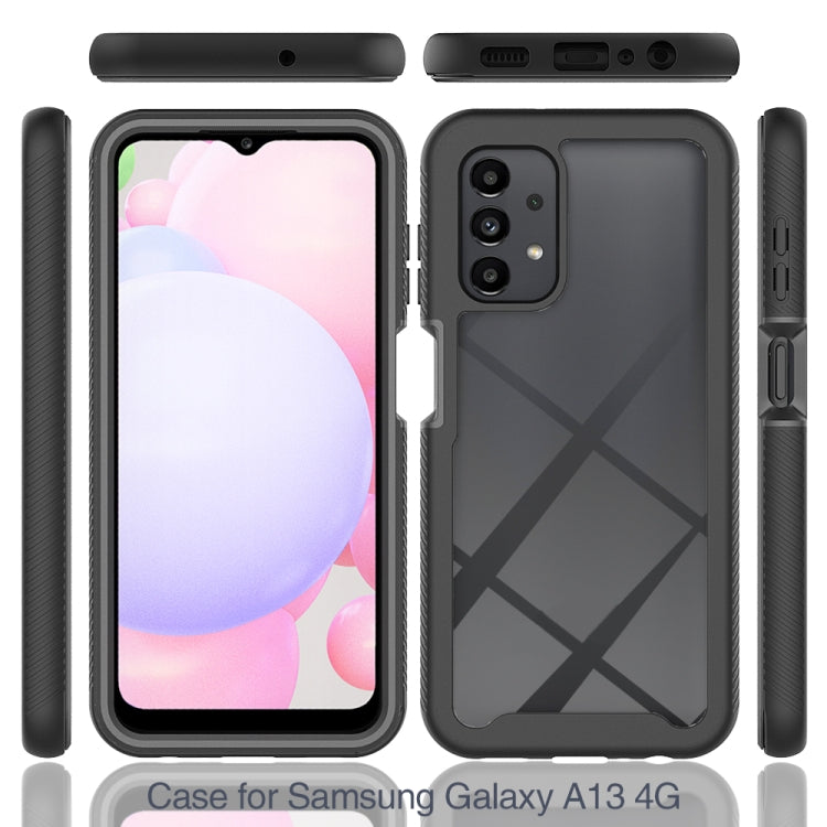 For Samsung Galaxy A13 4G Starry Sky Solid Color Series PC + TPU Phone Case with PET Film(Black) - free shipping - PMC TechLife - Order now!