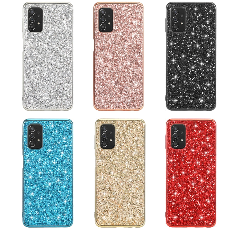 For Samsung Galaxy A13 4G Glitter Powder Shockproof TPU Phone Case(Rose Gold) - free shipping - PMC TechLife - Order now!