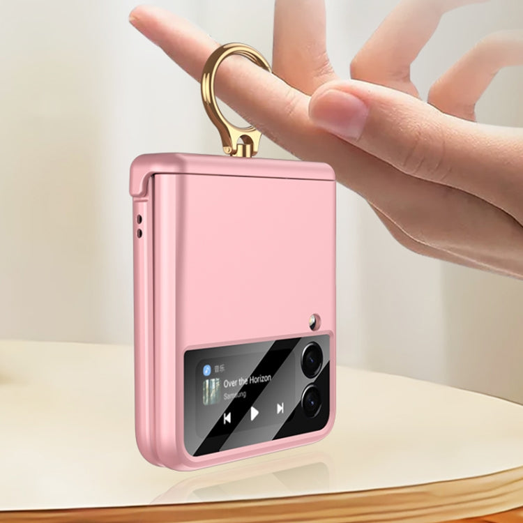 For Samsung Galaxy Z Flip3 5G GKK Magnetic Hinged Flip Case with Ring Holder(Purple) - free shipping - PMC TechLife - Order now!