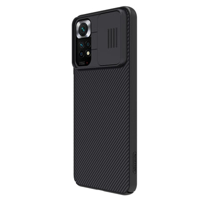 For Xiaomi Redmi Note 11S NILLKIN Black Mirror Series Camshield PC Phone Case(Black) - Xiaomi Cases by NILLKIN | Online Shopping South Africa | PMC Jewellery