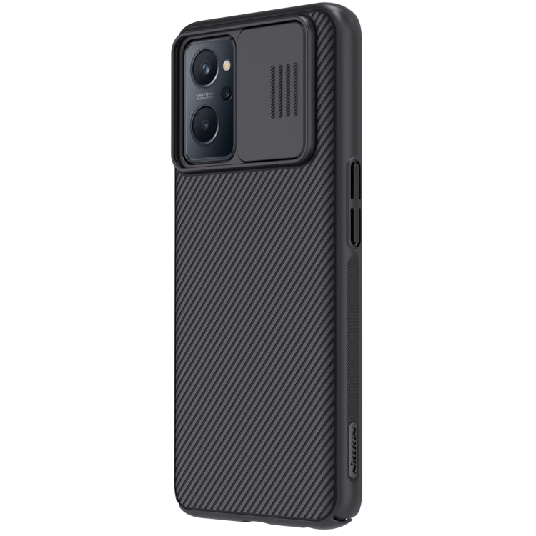 For OPPO Realme 9i NILLKIN Black Mirror Series Camshield PC Phone Case(Black) - Realme Cases by NILLKIN | Online Shopping South Africa | PMC Jewellery