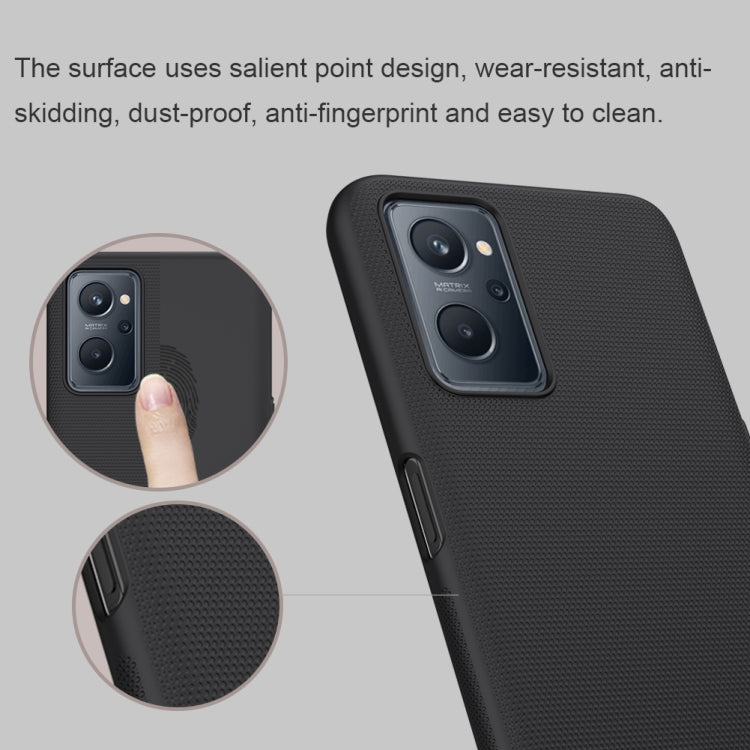 For OPPO Realme 9i NILLKIN Frosted PC Phone Case(White) - Realme Cases by NILLKIN | Online Shopping South Africa | PMC TechLife | Buy Now Pay Later Mobicred