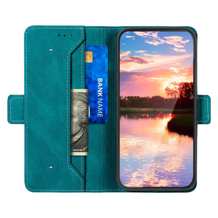 For Samsung Galaxy A33 5G Stitching Side-Magnetic RFID Leather Phone Case(Dark Green) - free shipping - PMC TechLife - Order now!