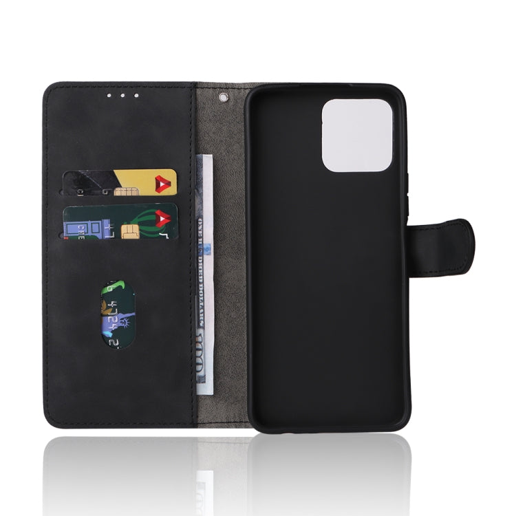 For Honor X8 Skin Feel Magnetic Buckle Calf Texture PU Phone Case(Black) - free shipping - PMC TechLife - Order now!