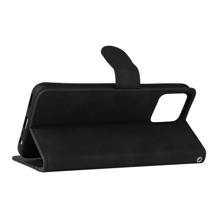 For Honor X8 Skin Feel Magnetic Buckle Calf Texture PU Phone Case(Black) - free shipping - PMC TechLife - Order now!