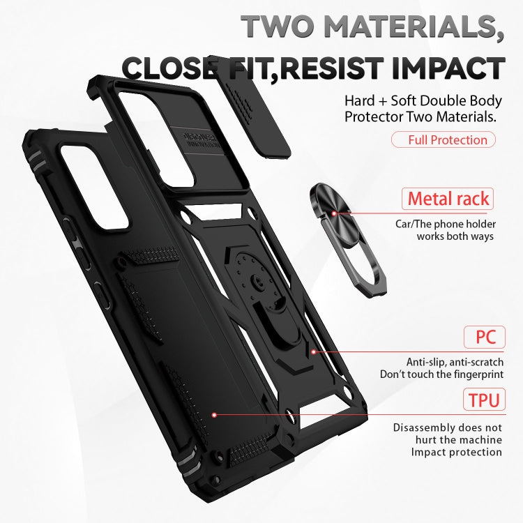 For Samsung Galaxy A53 5G Sliding Camshield Holder Phone Case(Black) - free shipping - PMC TechLife - Order now!