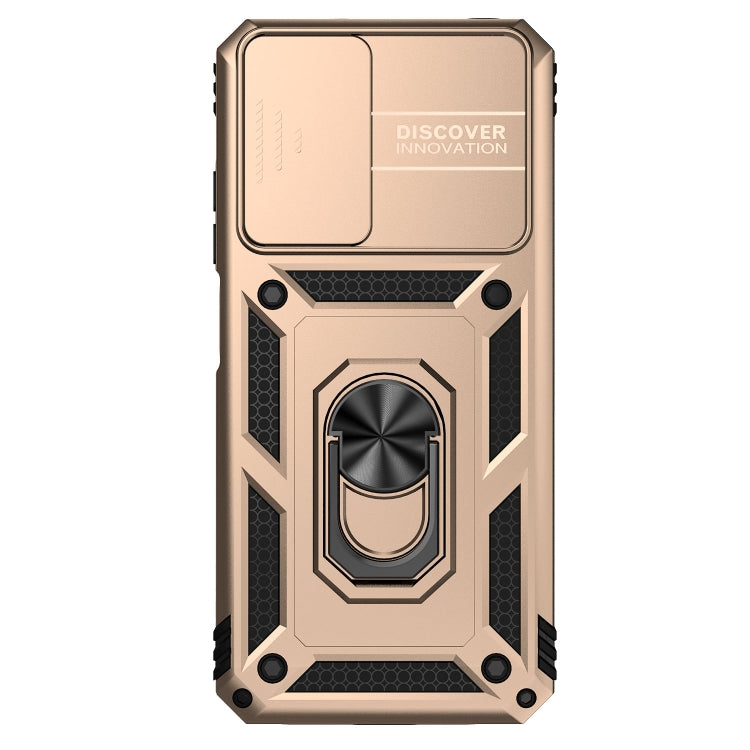 For Xiaomi Redmi Note 11 Global Sliding Camshield Holder Phone Case(Gold) - free shipping - PMC TechLife - Order now!