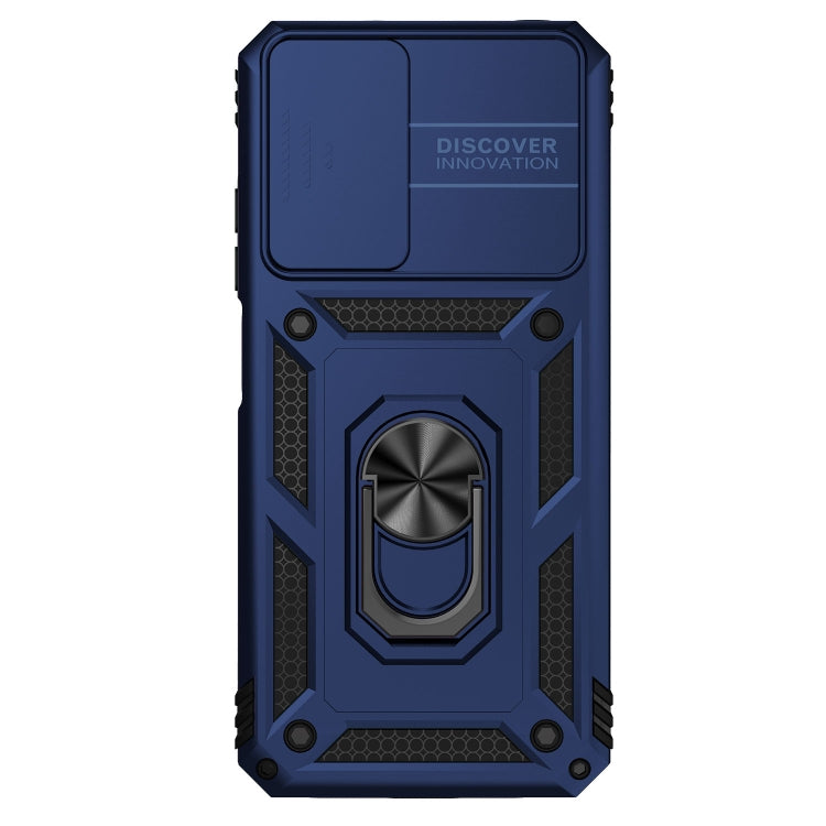 For Xiaomi Redmi Note 11 Global Sliding Camshield Holder Phone Case(Blue) - free shipping - PMC TechLife - Order now!