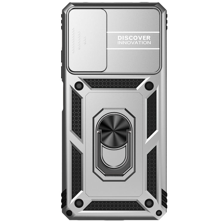 For Xiaomi Redmi Note 11 Pro Global Sliding Camshield Holder Phone Case(Silver) - free shipping - PMC TechLife - Order now!