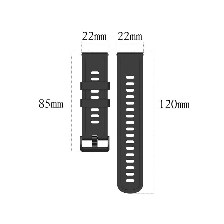 For Xiaomi Watch S1 Active / Watch Color 2 Solid Color Silicone Watch Band(Midnight Blue) - Watch Bands by PMC TechLife | Online Shopping South Africa | PMC TechLife | Buy Now Pay Later Mobicred