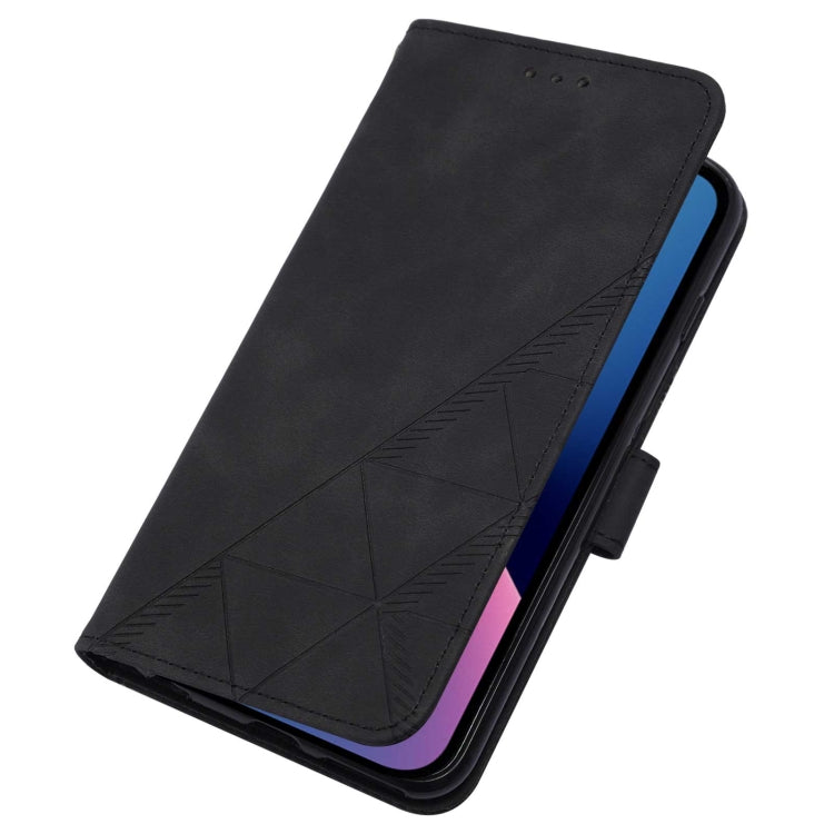 For iPhone 13 Pro Max Crossbody 3D Embossed Flip Leather Phone Case (Black) - free shipping - PMC TechLife - Order now!