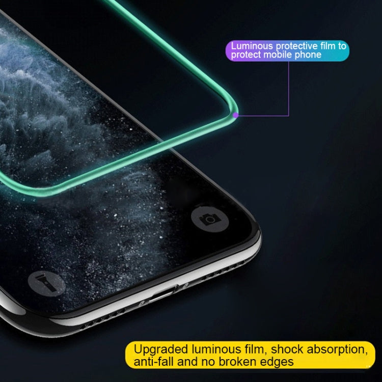 For iPhone 13 / 13 Pro Luminous Shatterproof Airbag Tempered Glass Film - iPhone 13 Tempered Glass by PMC TechLife | Online Shopping South Africa | PMC TechLife